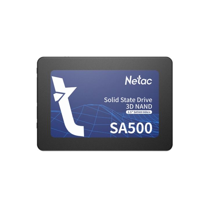 купить Твердотельный накопитель SSD 120Gb, SATA 6 Gb/s, Netac SA500, 2.5", 3D TLC, 500R/400W в Алматы