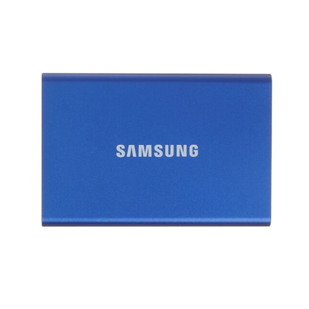 купить Внешний SSD  500Gb Samsung T7 USB 3.2 Gen.2 (10 Гбит/c)  AES 256, Синий, MU-PC500H/WW в Алматы