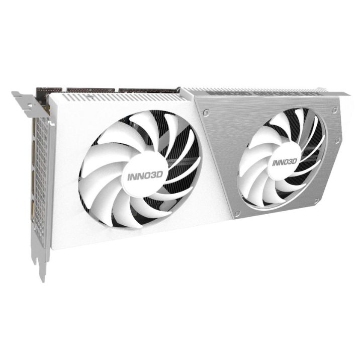 купить Видеокарта Inno3D GeForce RTX4060 Ti 8GB TWIN X2 OC WHITE, 8G GDDR6 HDMI 3xDP N406T2-08D6X-171153W в Алматы