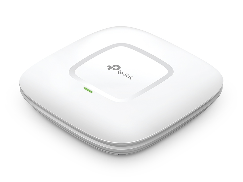 купить Точка доступа управляемая потолочная двухдиапазонная GbE Tp-Link CAP1200  централизованное управление (аппаратные контроллеры серии AC), 300 Mbps на частоте 2,4 ГГц   867 Mbps на частоте 5 ГГц, 802.11a/b/g/n/ac, 1 GbE LAN, поддержка 802.3af PoE, пере в Алматы