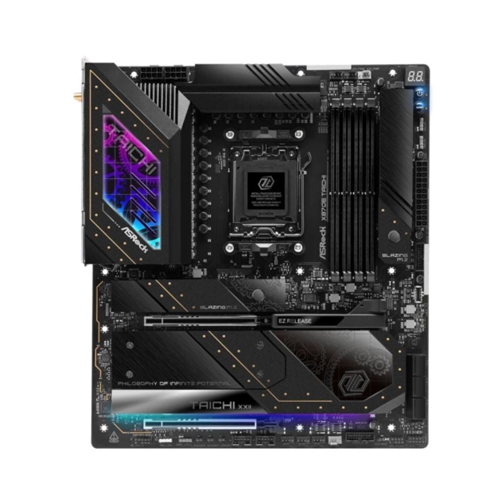 купить Материнская плата ASRock X870E TAICHI AM5 4xDDR5 6xSATA3 4xM.2 1xHDMI 2xType-C EATX в Алматы
