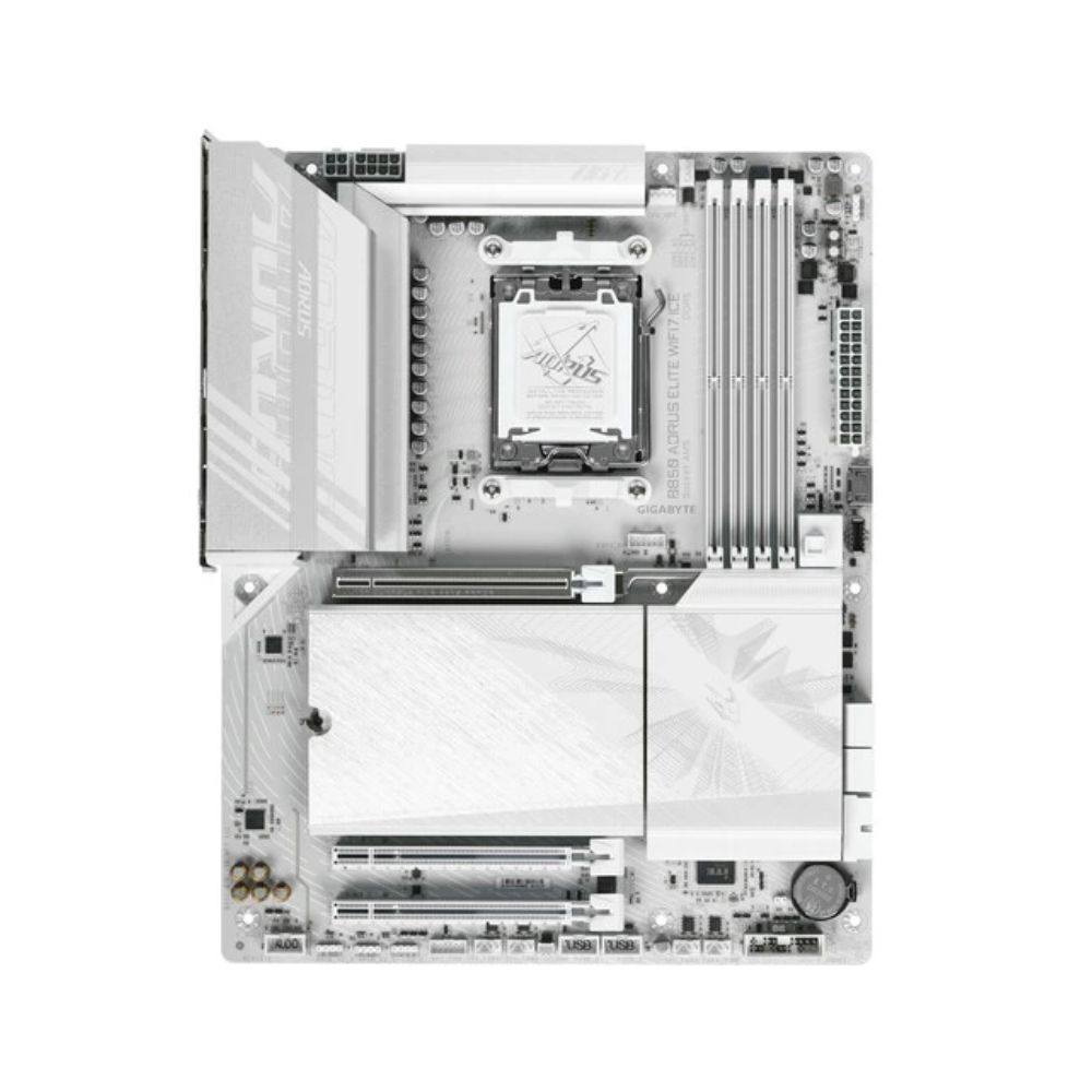 купить Сист.плата Gigabyte B850 A ELITE WF7 ICE, B850, 4xDDR5, PCI-E5 x16, 3xM.2, SATA6, HDMI, DPx2, Wi-Fi7, LAN2.5GbE, BOX в Алматы