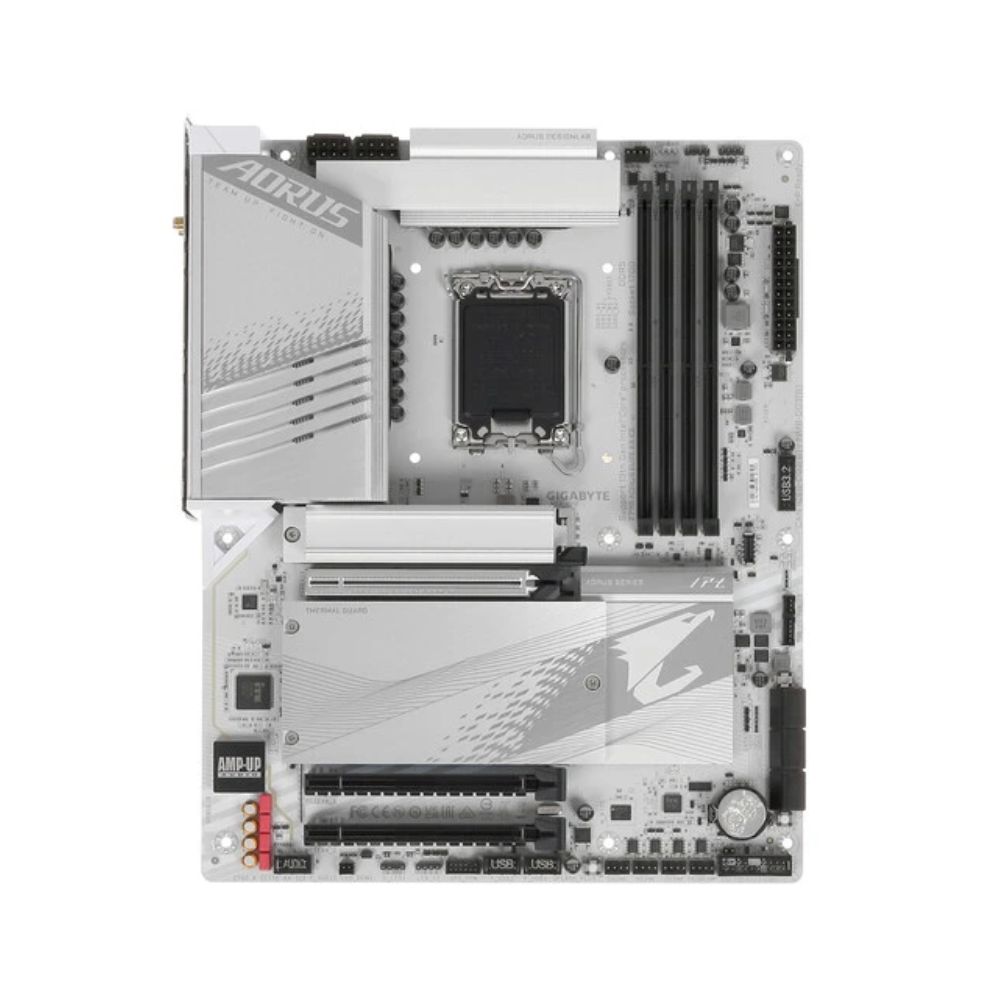 купить Материнская плата GIGABYTE Z790 A ELITE AX , LGA1700, Z790, PCIe16x 5.0, DP+HDMI, 4xDDR5, 3xM.2, ATX в Алматы