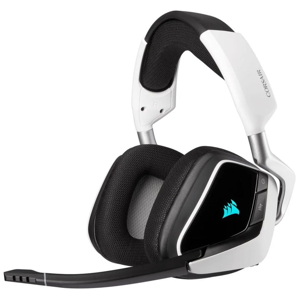 купить Corsair VOID RGB ELITE Wireless Headset, White, EAN:0840006609872 в Алматы