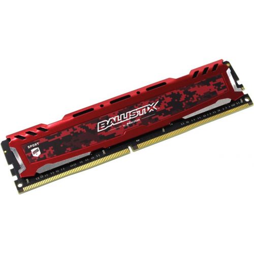 купить Оперативная память 16GB DDR4 3000 MHz Crucial Ballistix Sport LT Red PC4-24000 15-16-16 Unbuffered NON-ECC 1.35V 1024Megx64 BLS16G4D30AESE в Алматы