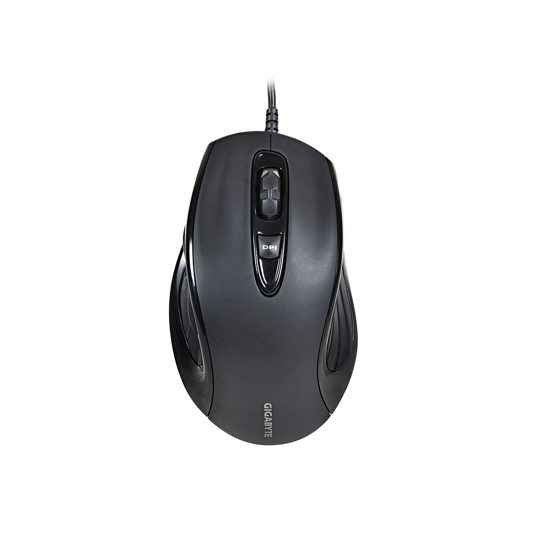купить Мышь, Gigabyte, GM-M6880X, Игровая, Лазерная 800/1600 dpi,  Прорезиненные боковые вставки Проводная USB Чёрная в Алматы