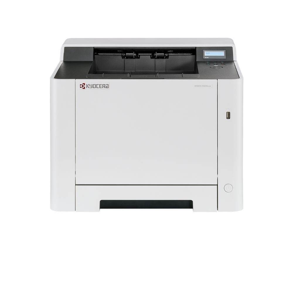 купить Цветной Лазерный принтер Kyocera ECOSYS PA2100cwx (A4, 1200 dpi, 512Mb, 21 ppm, дуплекс, USB 2.0, Gigabit Ethernet, Wireless LAN), продажа только с доп. тонерами TK-5430K, TK-5430C, TK-5430M, TK-5430Y в Алматы