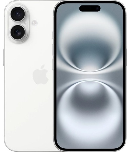 купить Смартфон Apple iPhone 16 128GB White в Алматы