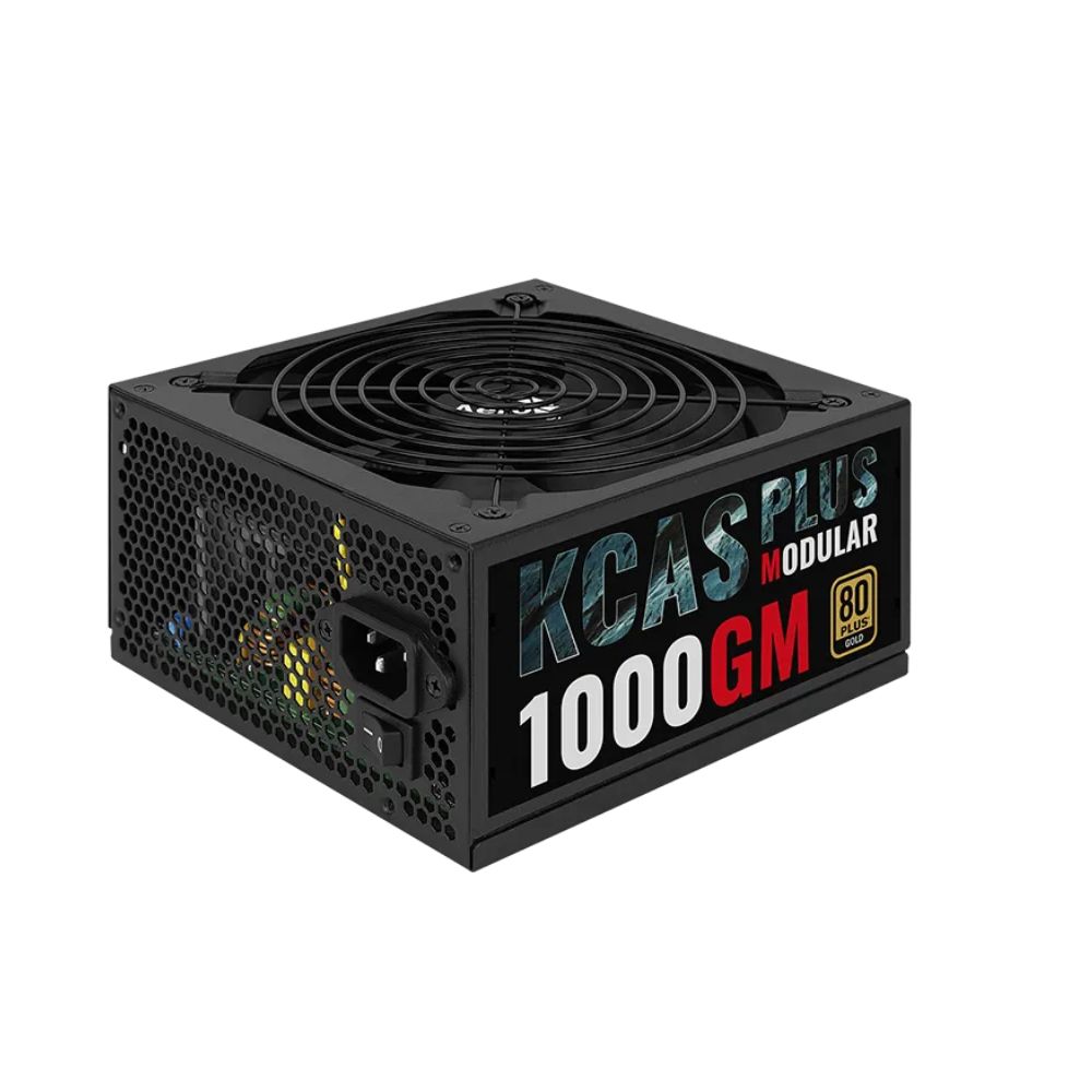 Купить БП ATX 1000W AeroCool KCAS Plus 1000GM, Gold, 20+4/24+4/24+8/20+4+8/24+4+8/24+8+8, 14cm,6x6+2p PCI-E в Алматы