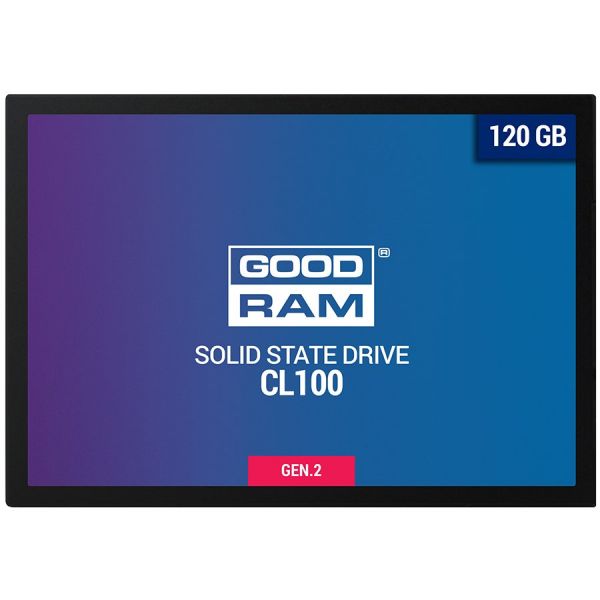 купить Твердотельный накопитель 120GB SSD GOODRAM CL100 2.5” SATA3 R485Mb/s W380MB/s 7mm SSDPR-CL100-120-G2 в Алматы