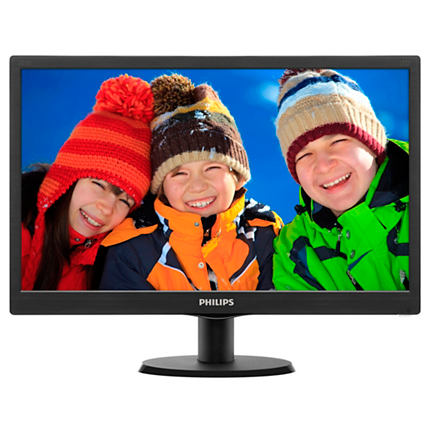 купить Монитор 19.5* PHILIPS 203V5LSB26/62/10 TFT WLED 1600x900 5мс 200кд/м 600:1 D-Sub Угол Обзора: 90/50 Черный в Алматы