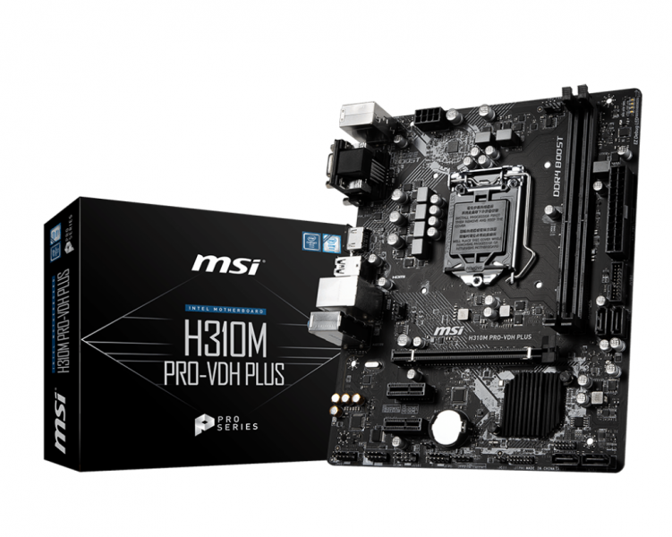 купить Материнская плата MSI H310M PRO-VDH PLUS в Алматы
