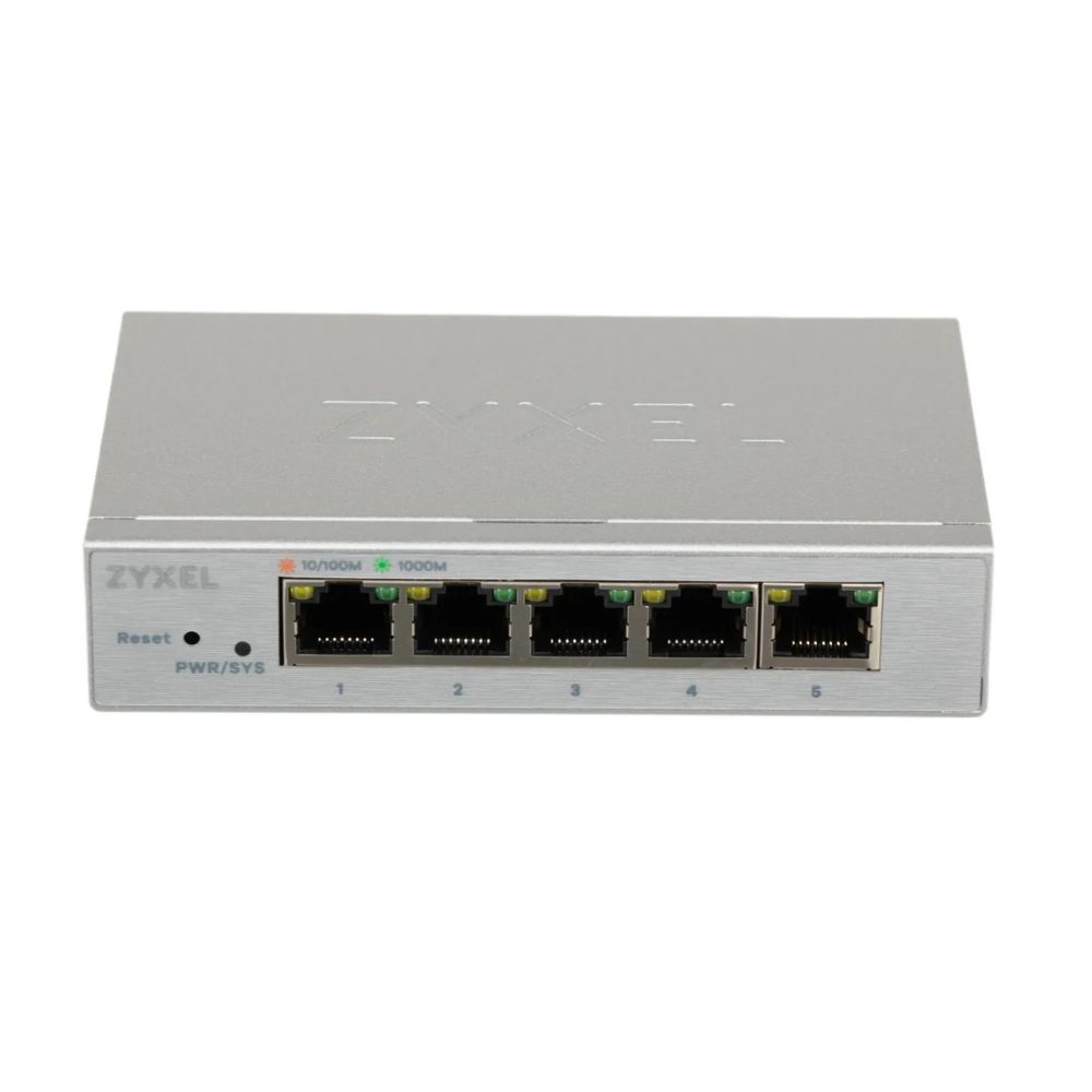 Купить Web-managed Gigabit Switch Zyxel GS1200-5, 5xRJ-45: 1G, desktop, fanless в Алматы