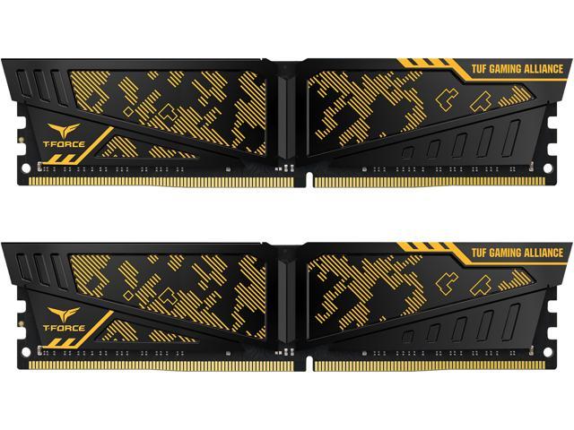 купить ОЗУ Team T-Force Vulcan TUF 32Gb (16GBx2)/3000 CL16, 1.35V, camouflage,TLTYD432G3000HC16CDC01 в Алматы
