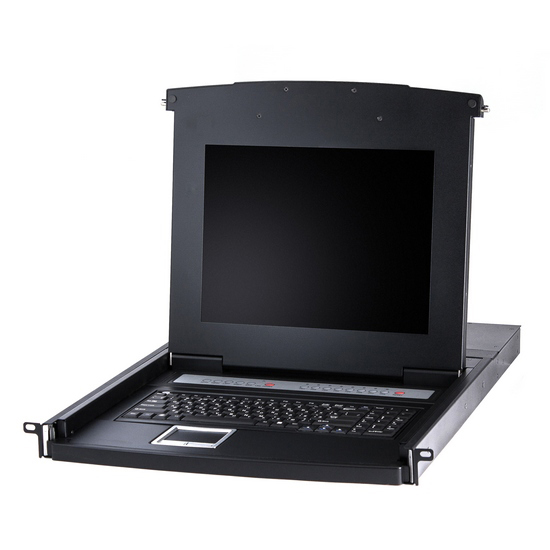 купить KVM консоль, SHIP, Al-9116ULG, Стоечная, 16-портовая, 19* экран, Коннекторы VGA, Поддержка IP функции, Чёрный в Алматы