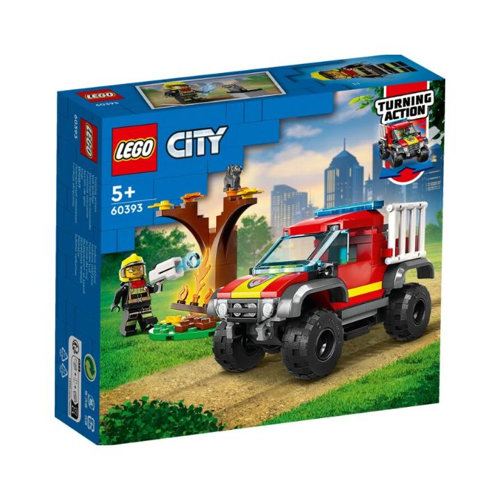 купить Lego 60393 Город Пожарная машина 4x4 в Алматы