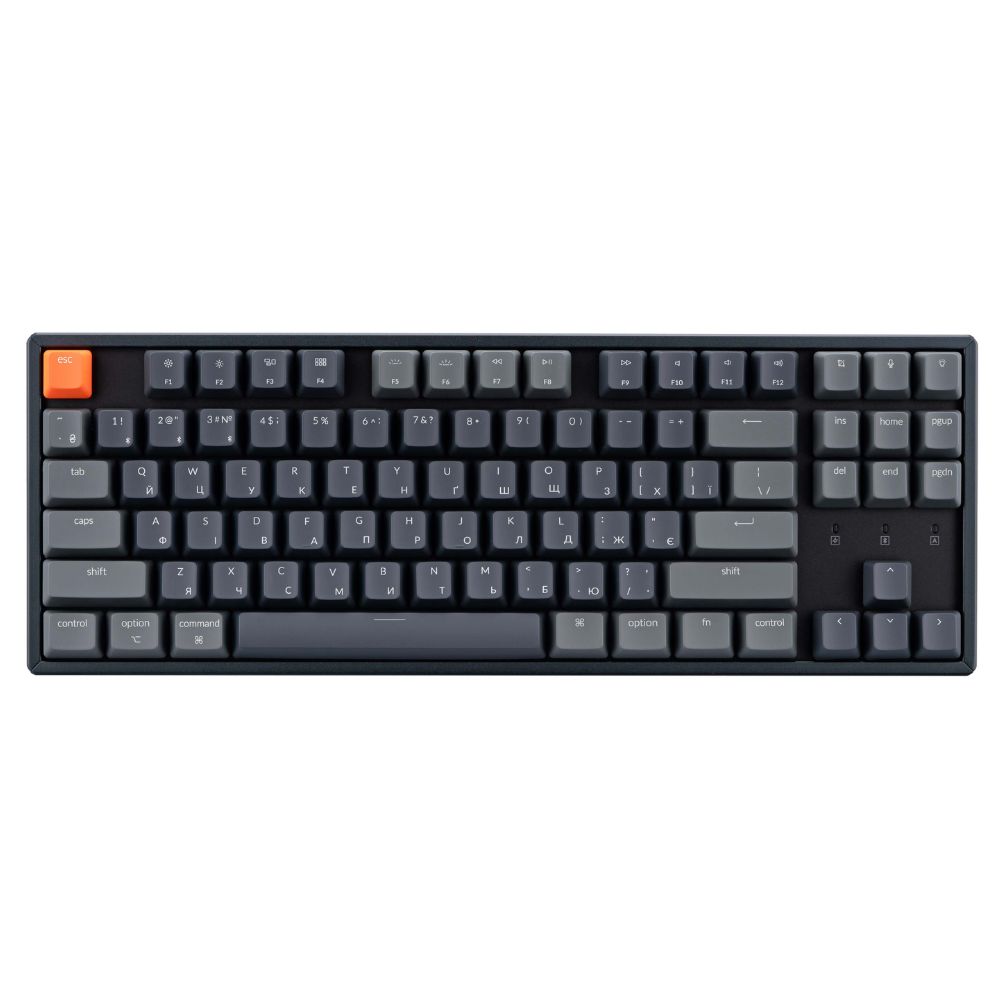 купить Клавиатура Keychron K8 87 Key Aluminum Frame Hot-Swap Gateron RGB Blue (K8J2_Keychron) в Алматы