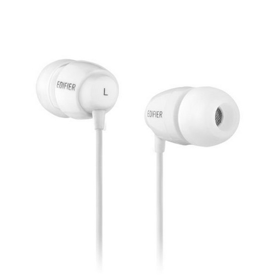 купить Наушники, Edifier, H210, 3.5 Mini Jack, Универсальная функция Hands Free, Совместим со всеми аудиоустройствами, Белый в Алматы