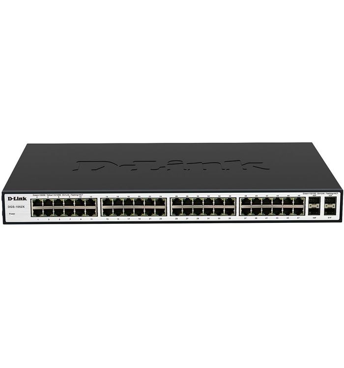 купить Коммутатор D-Link DGS-3000-52L управляемый 2 уровня с 48 портами 10/100/1000Base-T и 4 портами 1000Base-X SFP в Алматы
