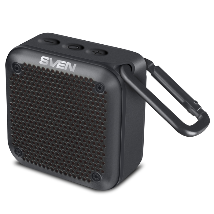 купить SVEN PS-88, black (7W, Bluetooth, TWS, Waterproof (IPx7), microSD, carbine, 1500mA*h) в Алматы