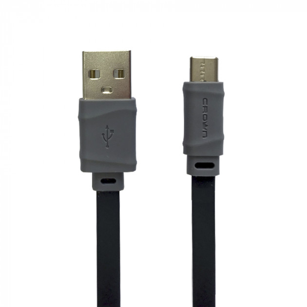 купить Кабель Crown USB - microUSB CMCU-006M black в Алматы