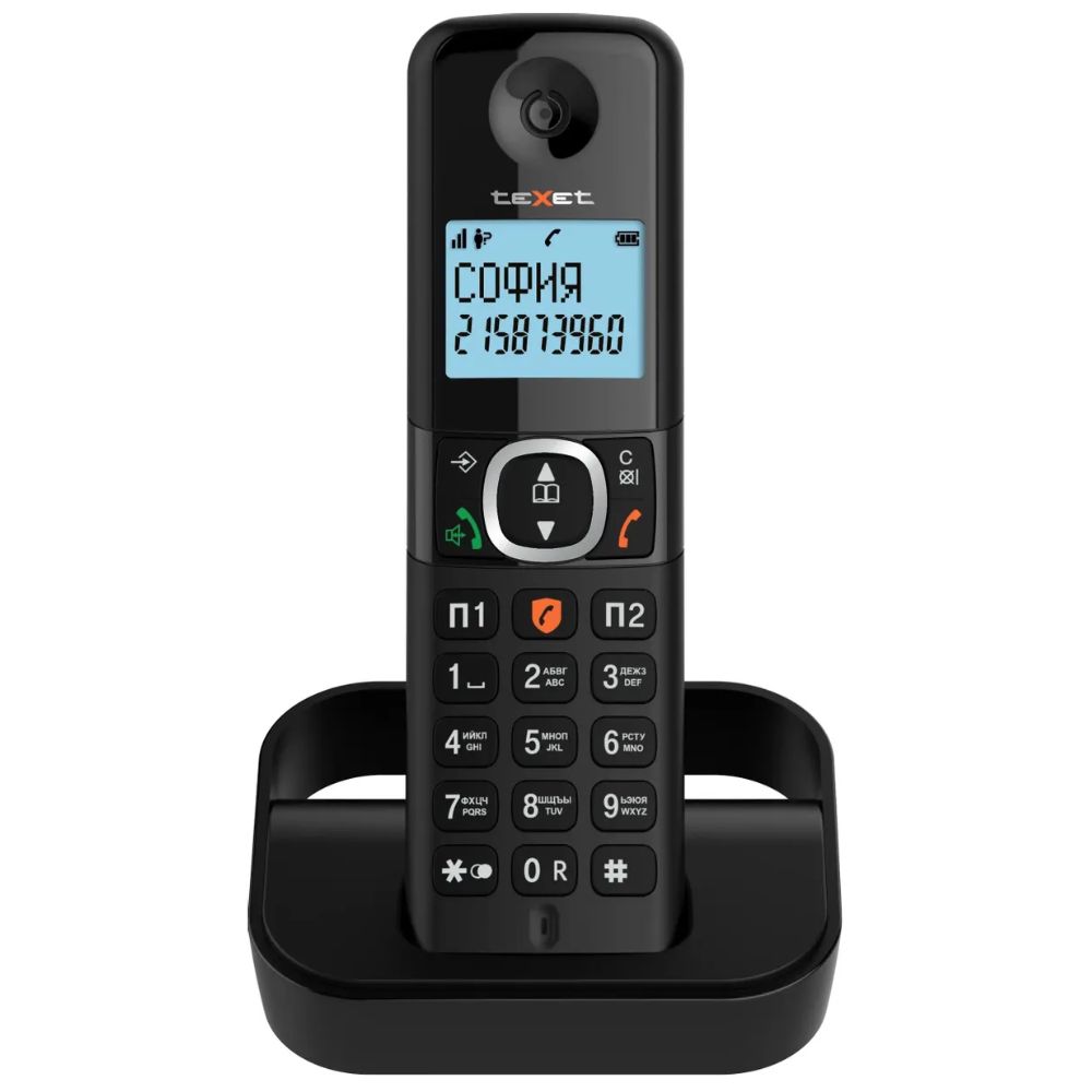 купить Телефон беспроводной Texet TX-D5605A черный&nbsp;127220 в Алматы