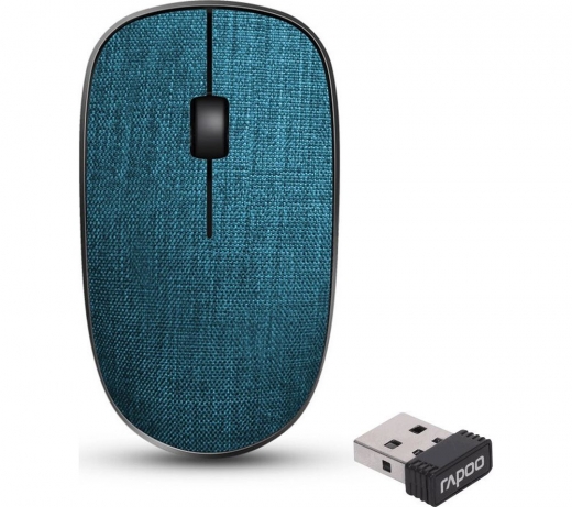 купить Мышь беспроводная RAPOO 3510PLUS, BLUE /  в Алматы