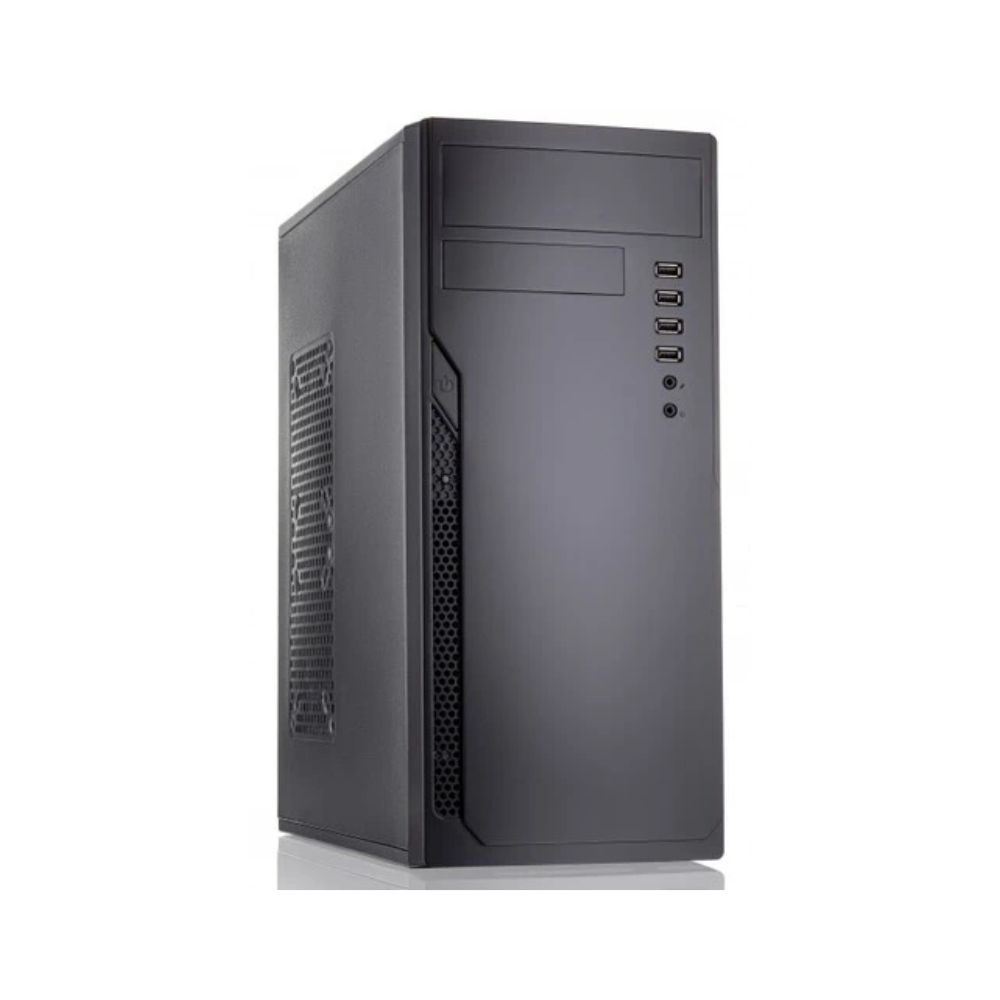 купить Компьютерный корпус Foxline FL-301, PSU 450W 12cm, w/2xUSB2.0, w/2xUSB3.0, black, ATX в Алматы