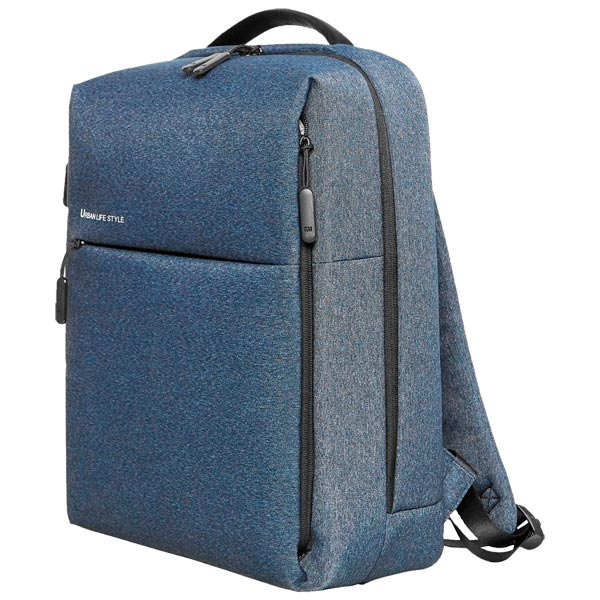 купить Рюкзак для ноутбука, Xiaomi, Mi City (Urban) Backpack ZJB4068GL, 30*14*39 см, 2 внешних отделения, Органайзер, 3 внутренних отделения, Высококачественный 100% полистер, Термокарман, Тёмно-Синий в Алматы