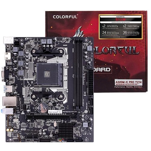 купить Материнская плата AM4 Colorful X570 CVN GAMING PRO YV14 <4*DDR4, 1*PCIE 4.0,  DP HDMI TypeC, ATX> в Алматы