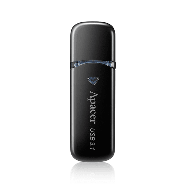 купить USB-накопитель, Apacer, AH355, AP64GAH355B-1, 64GB, USB 3.1, Чёрный в Алматы