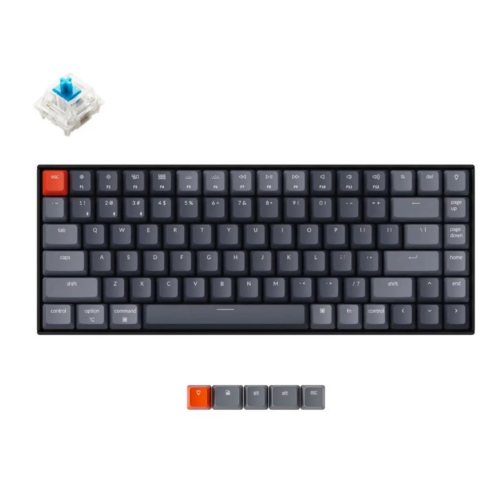 купить Клавиатура Keychron K2-C1H Red Switch RGB Hot-Swap Aluminum Frame Gateron G pro Mechanical Wireless в Алматы