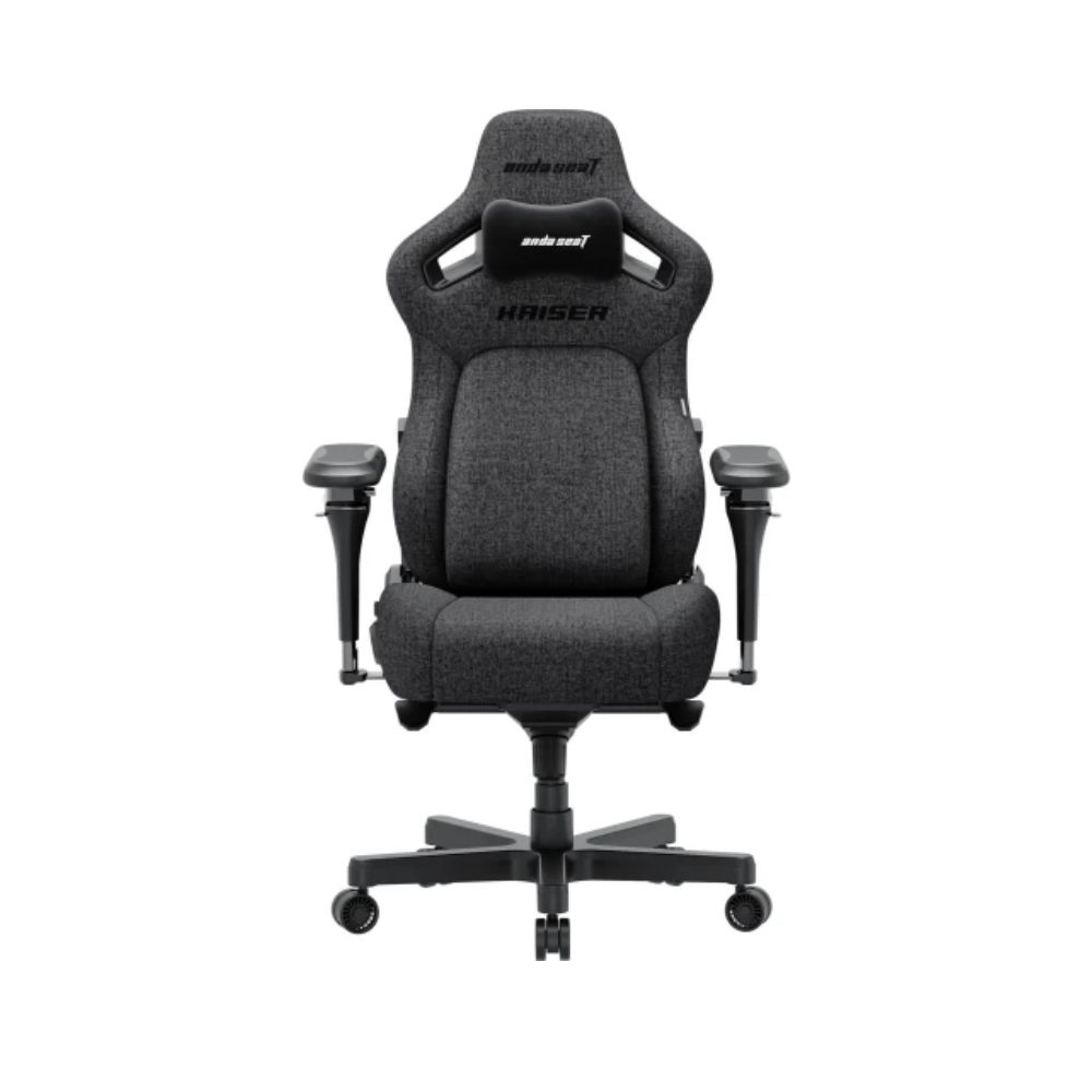 Купить Кресло AndaSeat Kaiser 4 V2 XL, льняная ткань, 6D-Armrests, чёрный в Алматы