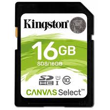 купить Карта памяти SD 16GB Class 10 U1 Kingston SDS/16GB в Алматы