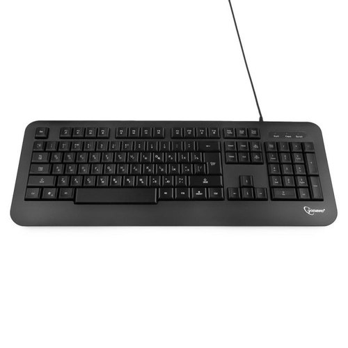 купить Клавиатура Gembird KB-230L черный USB LED в Алматы