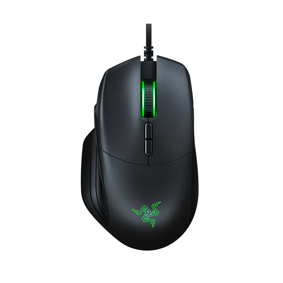 купить Компьютерная мышь, Razer, Basilisk,  RZ01-02330100-R3G1, Игровая для FPS игр, Оптическая 16000dpi (сенсор 5G), 8 кнопок, Прорезиненные боковые вставки, Подсветка Chroma настраиваемая 16.8 млн цветов, Проводная, USB, Чёрная в Алматы