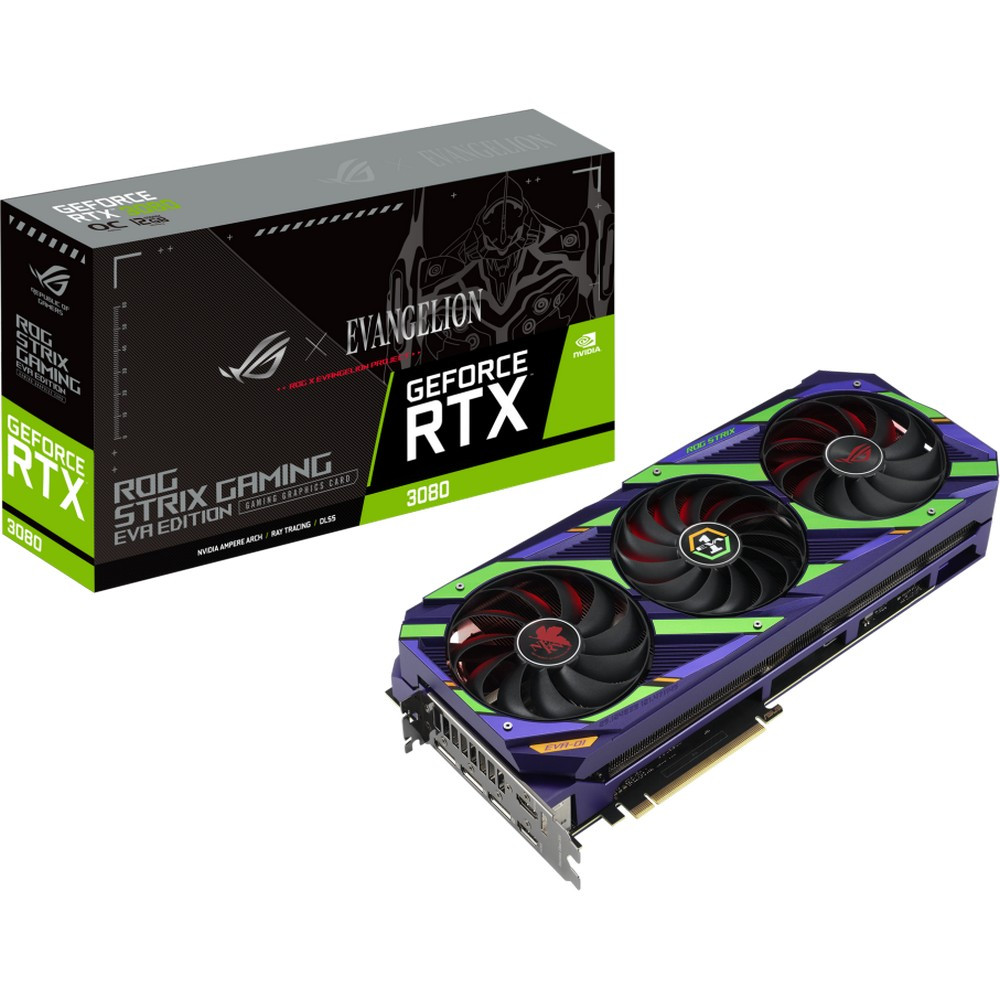 купить Видеокарта ASUS ROG-STRIX-RTX3080-O12G-EVA BOX в Алматы