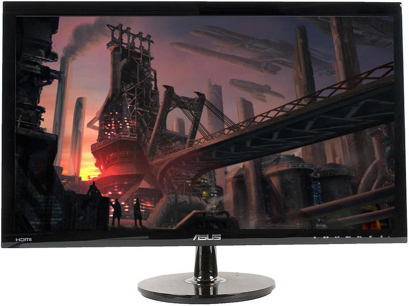 купить Монитор ASUS VS278H TN,27*,16:9 FHD (1920x1080x60 Hz),300cd/m2,1200:1,80M:1,170/160,1ms,Spkrs 2W,VGA,2HDMI,Black в Алматы