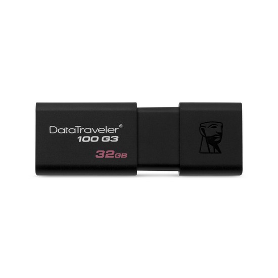 купить USB-накопитель, Kingston, DT100G3 32GB, USB 3.0, 5000 Мбит/сек, Чёрный в Алматы