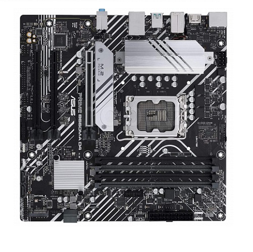 купить Сист. плата ASUS PRIME B660M-A D4, B660, 1700, 4xDIMM DDR4, 3xPCI-E x16, M.2, 4xSATA, 2xHDMI, DP, Ethernet 1Gb, BOX в Алматы