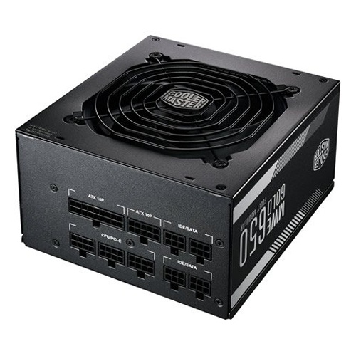 купить Блок питания CoolerMaster MWE Gold 650W Вентилятор 12 см, 80PLUS Gold, MPY-6501-AFAAG в Алматы