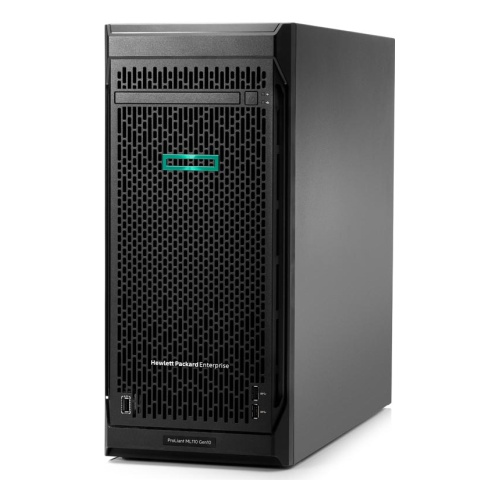 купить Сервер HP Enterprise/ML110 Gen10/1/Xeon Bronze 3106 (8C/8T 11MB)/1,7 GHz/1x16 Gb/S100i SATA/0,1,5,10/4 LFF/2x1GbE/Nо ODD/1 х 550W в Алматы