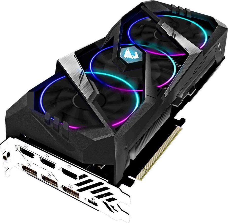 купить Видеокарта, Gigabyte, RTX2060 SUPER AORUS 8G (GV-N206SAORUS-8GC) 4719331304935, GDDR6, 256bit, HDMI, 3-DP, USB-C, Windforce 3X Fan, Цветная коробка в Алматы