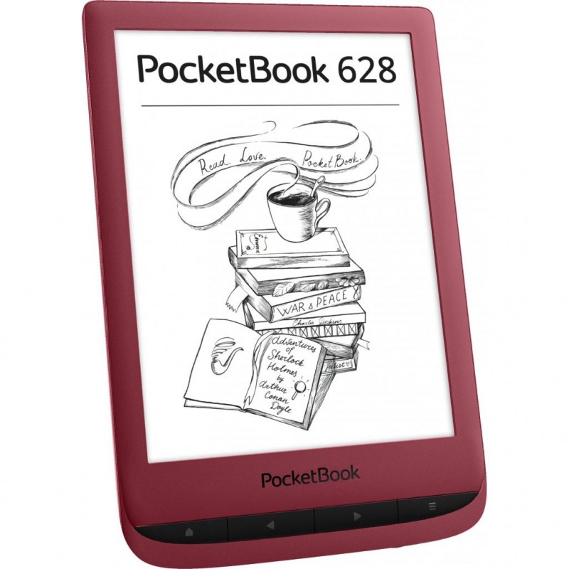 купить Электронная книга PocketBook PB628-R-CIS красный в Алматы
