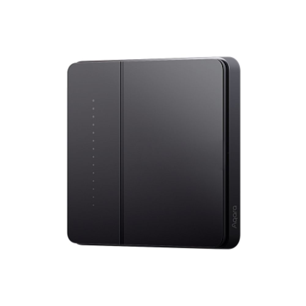 купить Умный настенный выключатель двухклавишный Aqara Z1 Pro black в Алматы