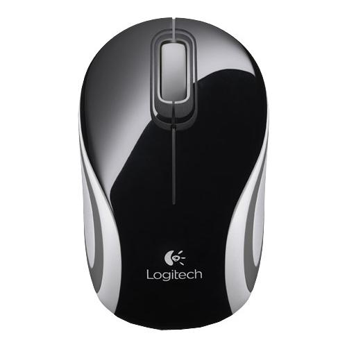 купить Мышь беспроводная Logitech M187 Mini Mouse, Black (черная, оптическая, 1000dpi, 2.4 GHz/USB-ресивер, сверхпортативная) в Алматы