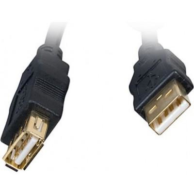купить Кабель PowerPlant USB 2.0 AF &ndash; AM, 0.5м в Алматы