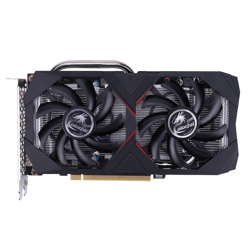 купить Видеокарта 6Gb PCI-E GDDR5 COLORFUL GTX1660 6G-V, HDMI+DP+DVI, GeForce GTX1660 в Алматы