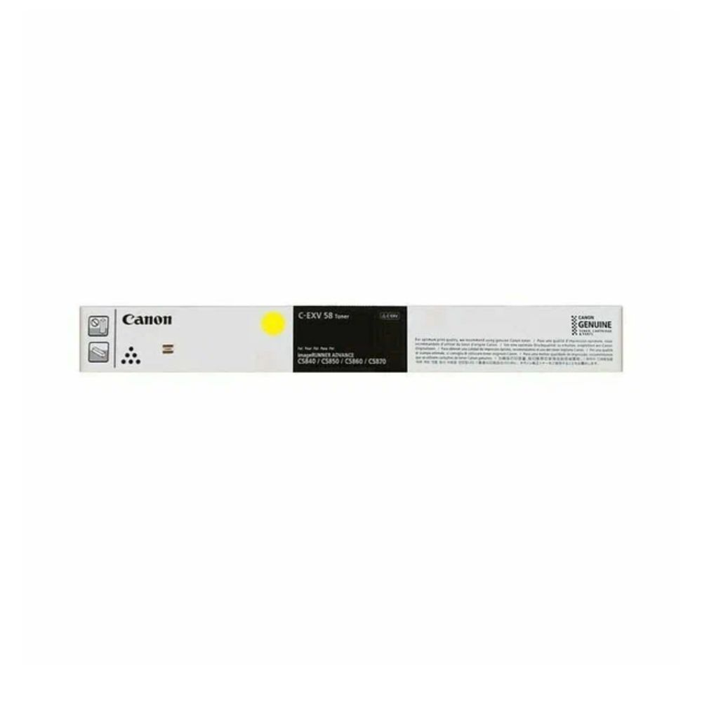 купить Тонер Canon C-EXV 58L Y (3769C002) в Алматы