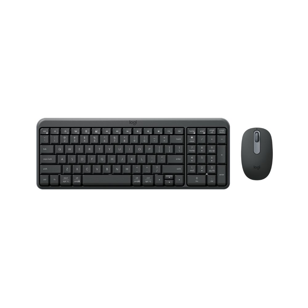 купить Клавиатура+мышь Logitech MK250 Wireless, 99 keys, EN/RU, 2xAAA, 1000DPI, 1xAA, BT 5.1, Черный в Алматы